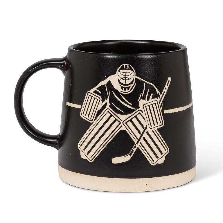 Large Mug with Hockey Players