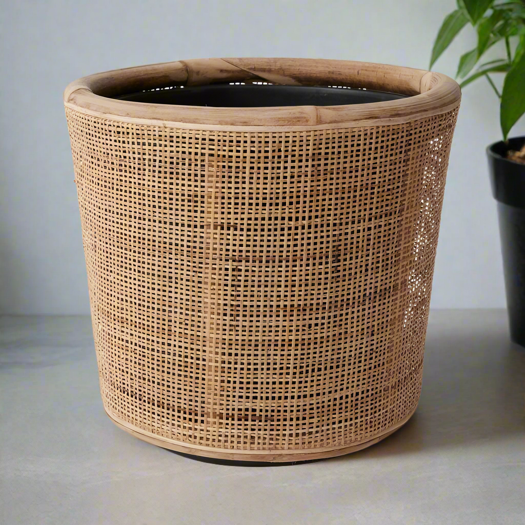 Rattan Planter Large 12" Pot