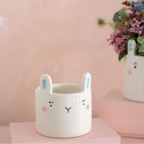 Ceramic Bunny Succulent Planter