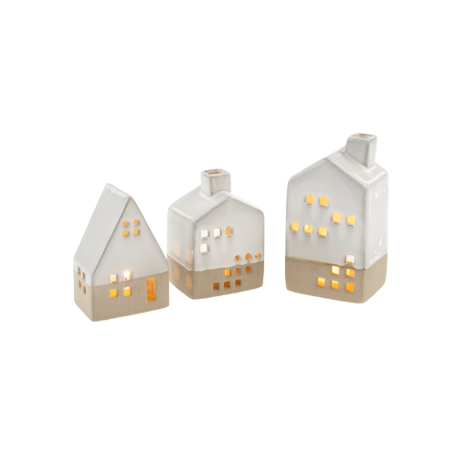 Ceramic Tealight Houses