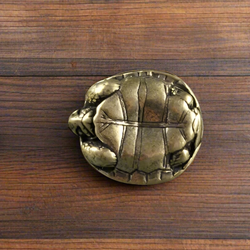 Mini Brass Vintage Tortoise