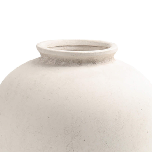White Terracotta Vase - Coming in June!