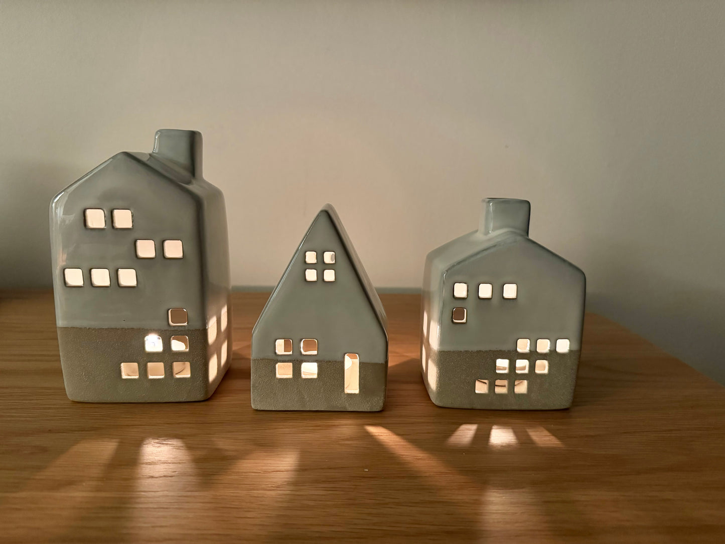 Ceramic Tealight Houses