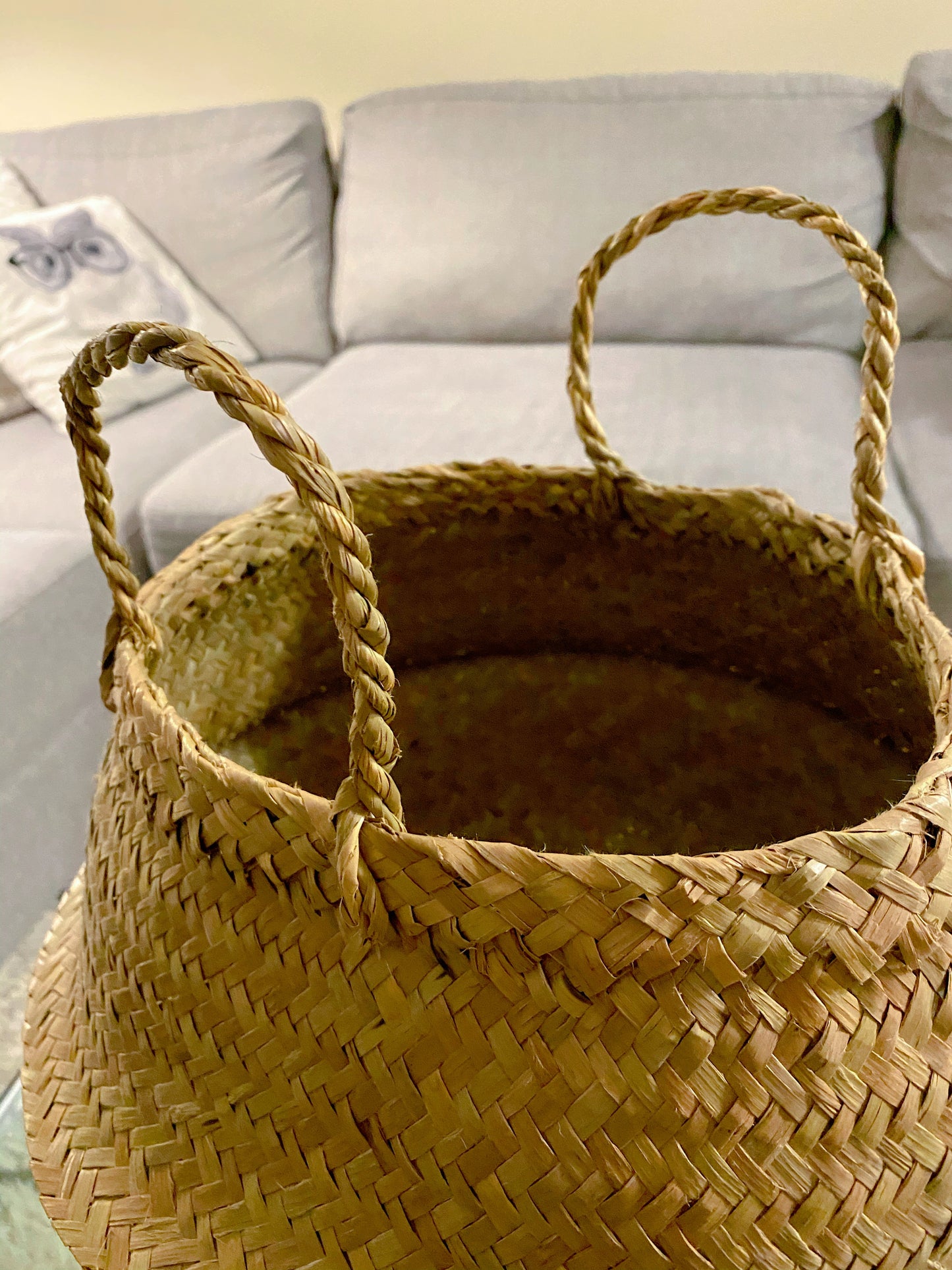 Seagrass Austin Basket Planter