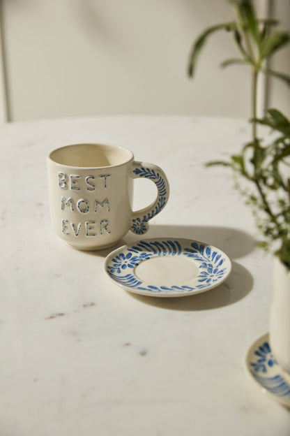 Best Mom Ever Mug with Saucer