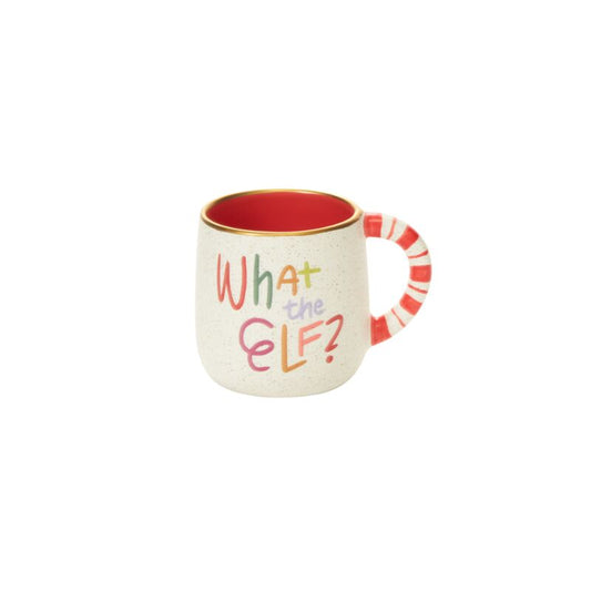 "WHAT THE ELF" Christmas Mug