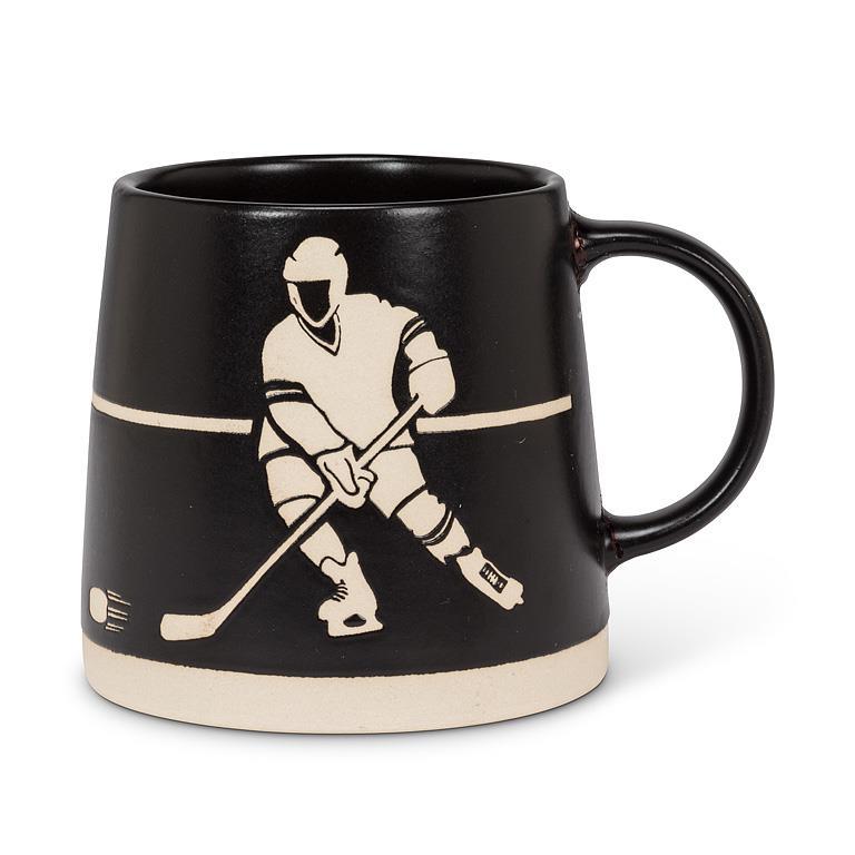 Large Mug with Hockey Players