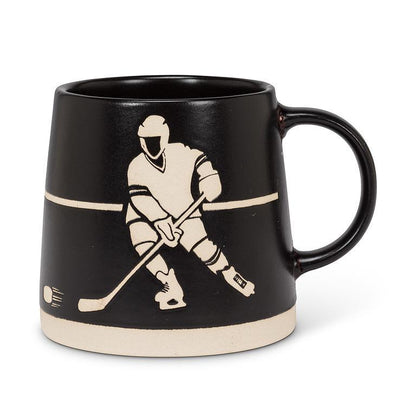 Large Mug with Hockey Players