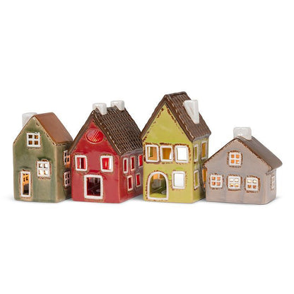 Colourful Houses with Windows