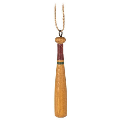 Baseball Bat Wood Ornament