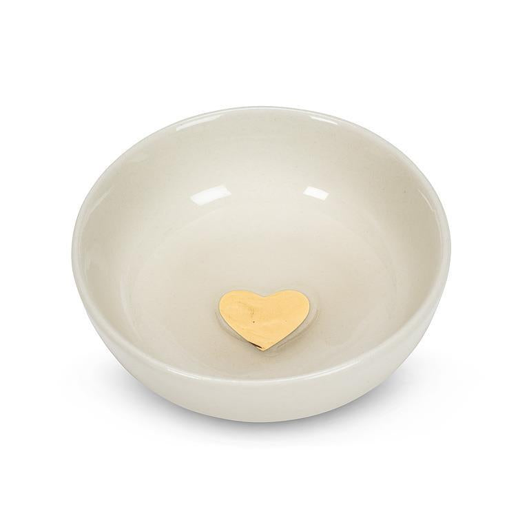Mini Dish with Gold Heart