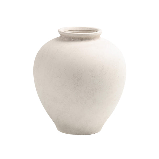 White Terracotta Vase - Coming in June!