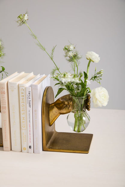 Handheld Bookend Vase
