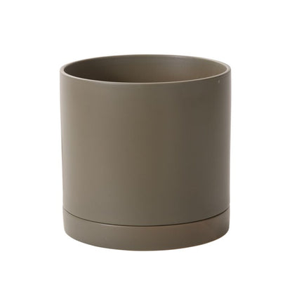 Romey Pot - Ceramic Planter with Saucer