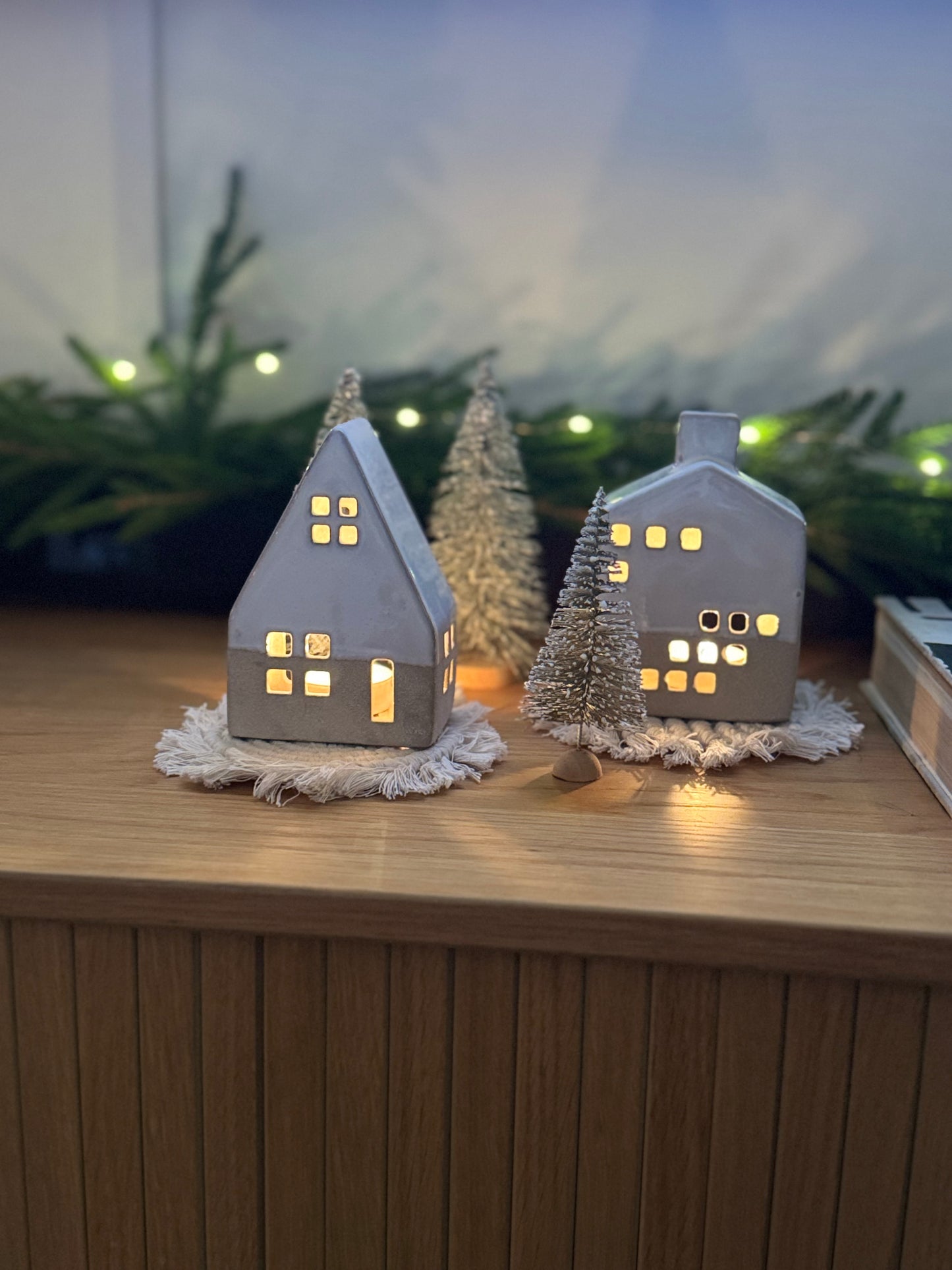 Ceramic Tealight Houses