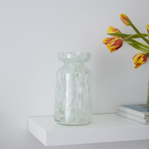 Confetti Glass Coloured Vase