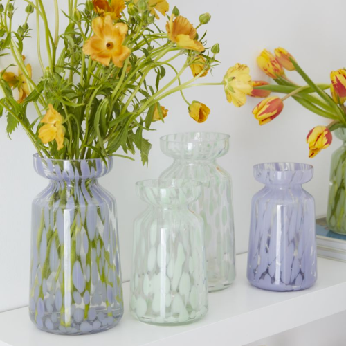 Confetti Glass Coloured Vase
