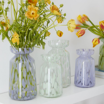 Confetti Glass Coloured Vase