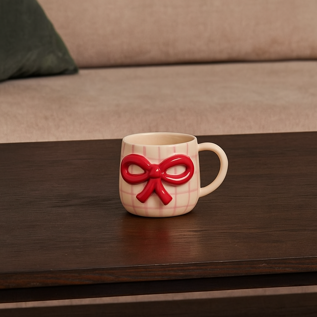 Red Bow Mug