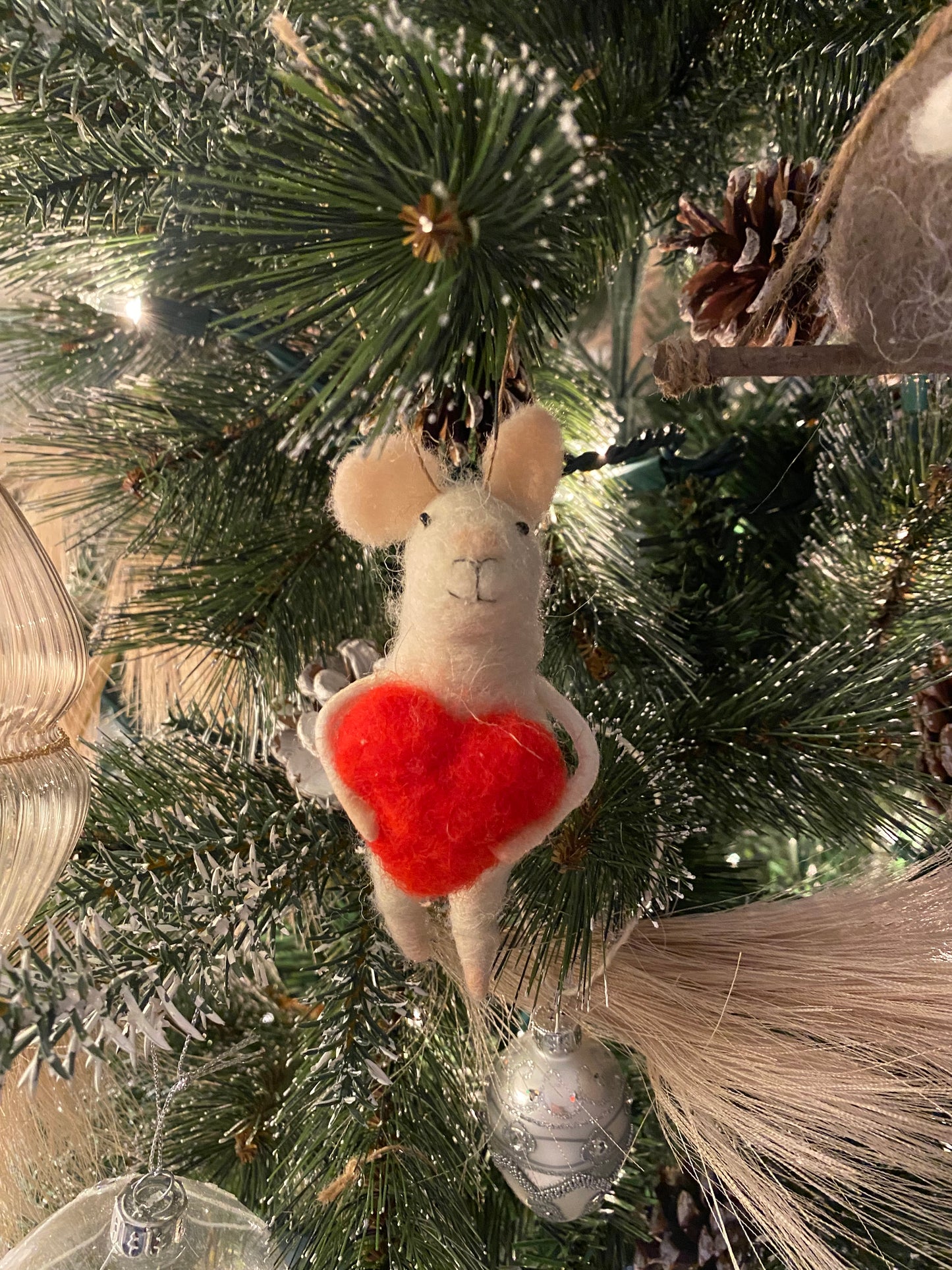 Love You Lenny Mouse Ornament