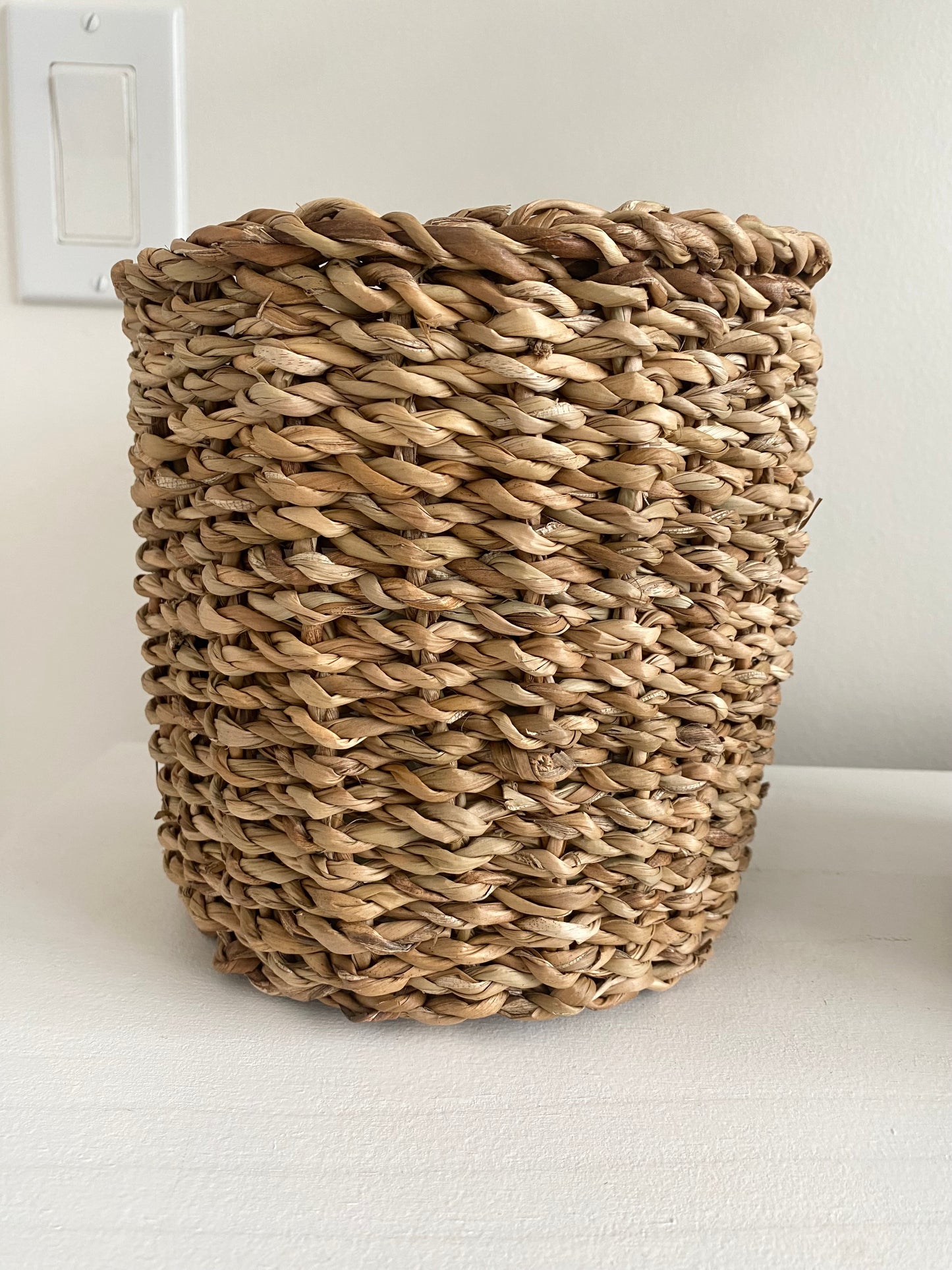 Seagrass Basket with Plastic Lining