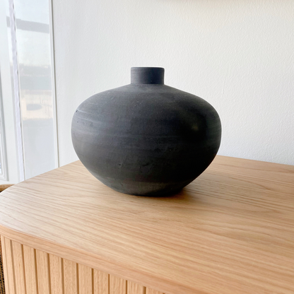 Aegina Burnt Terracotta Vase