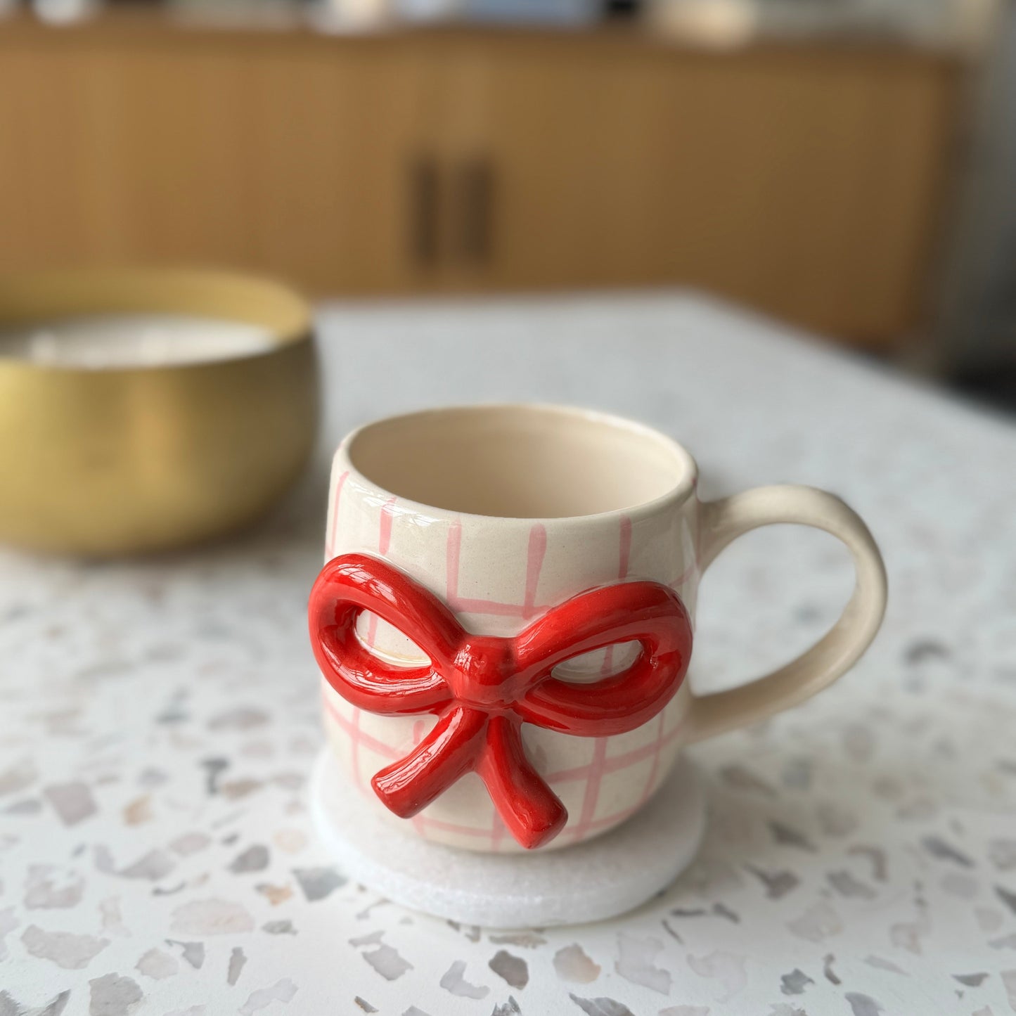 Red Bow Mug