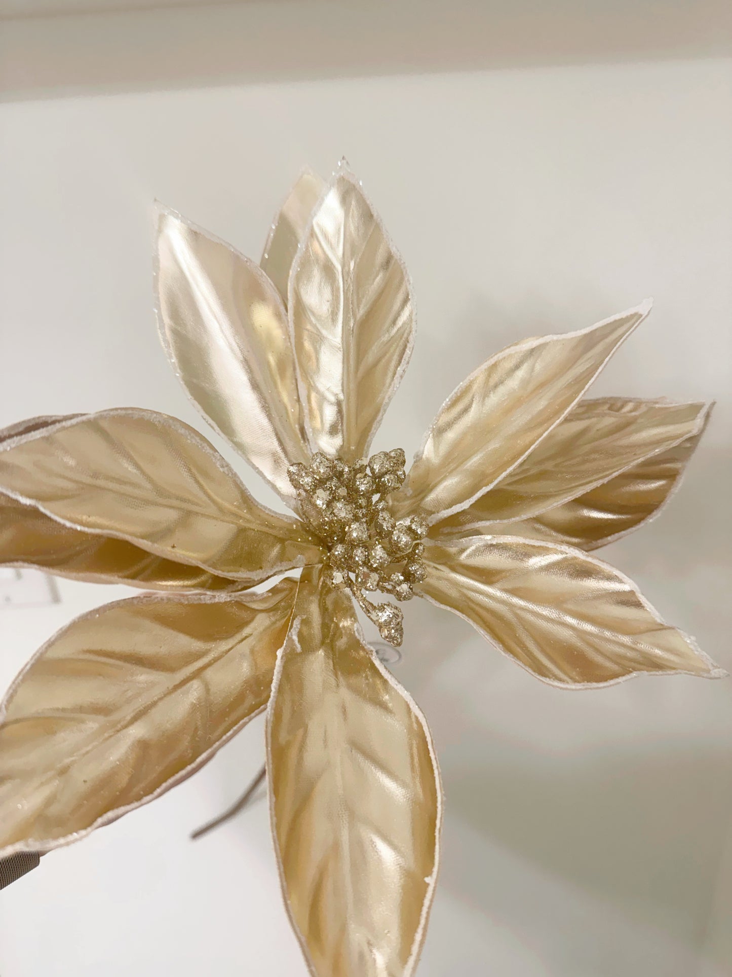 Poinsettia Flower Stem Spray