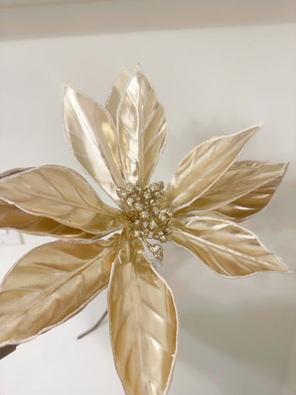 Poinsettia Flower Stem Spray