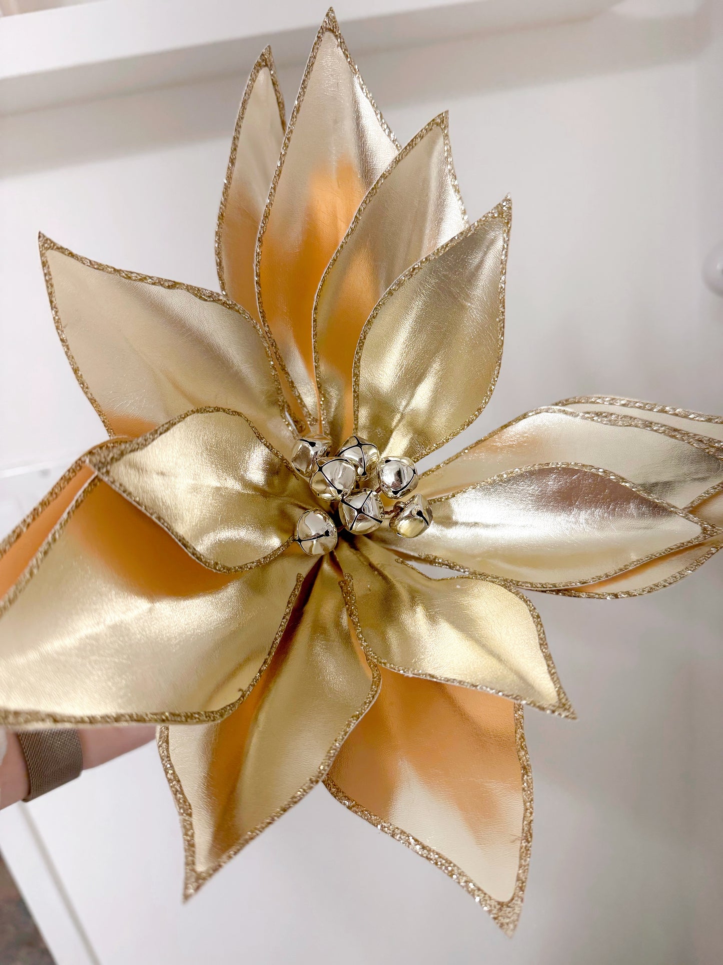 Poinsettia Flower Stem Spray