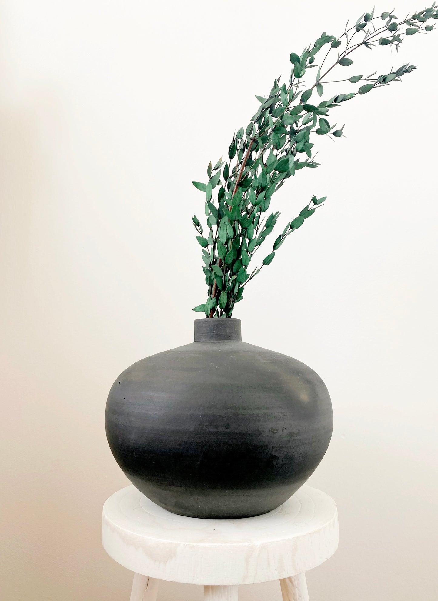 Aegina Burnt Terracotta Vase