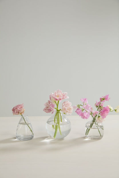 Round Glass Bud Vase