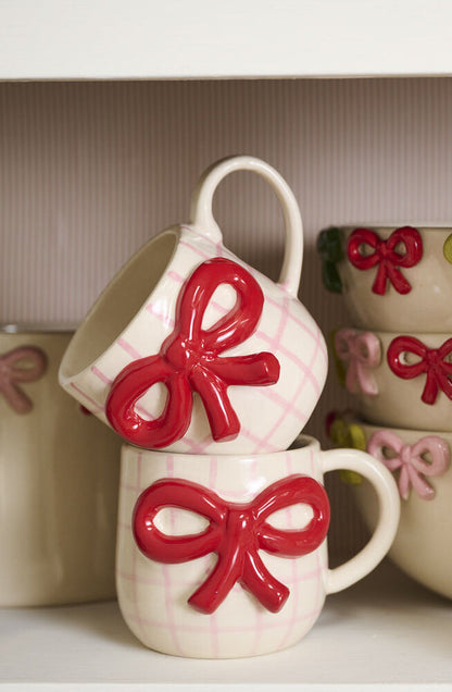 Red Bow Mug