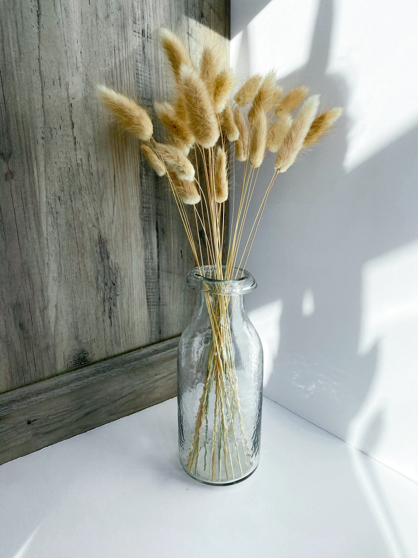 Glass Milk Bottle Vase