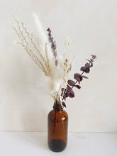 Load image into Gallery viewer, Mini Dried Floral Arrangements in Glass Bottle | Restaurant/Event Table Decor
