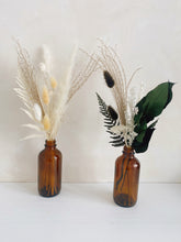 Load image into Gallery viewer, Mini Dried Floral Arrangements in Glass Bottle | Restaurant/Event Table Decor
