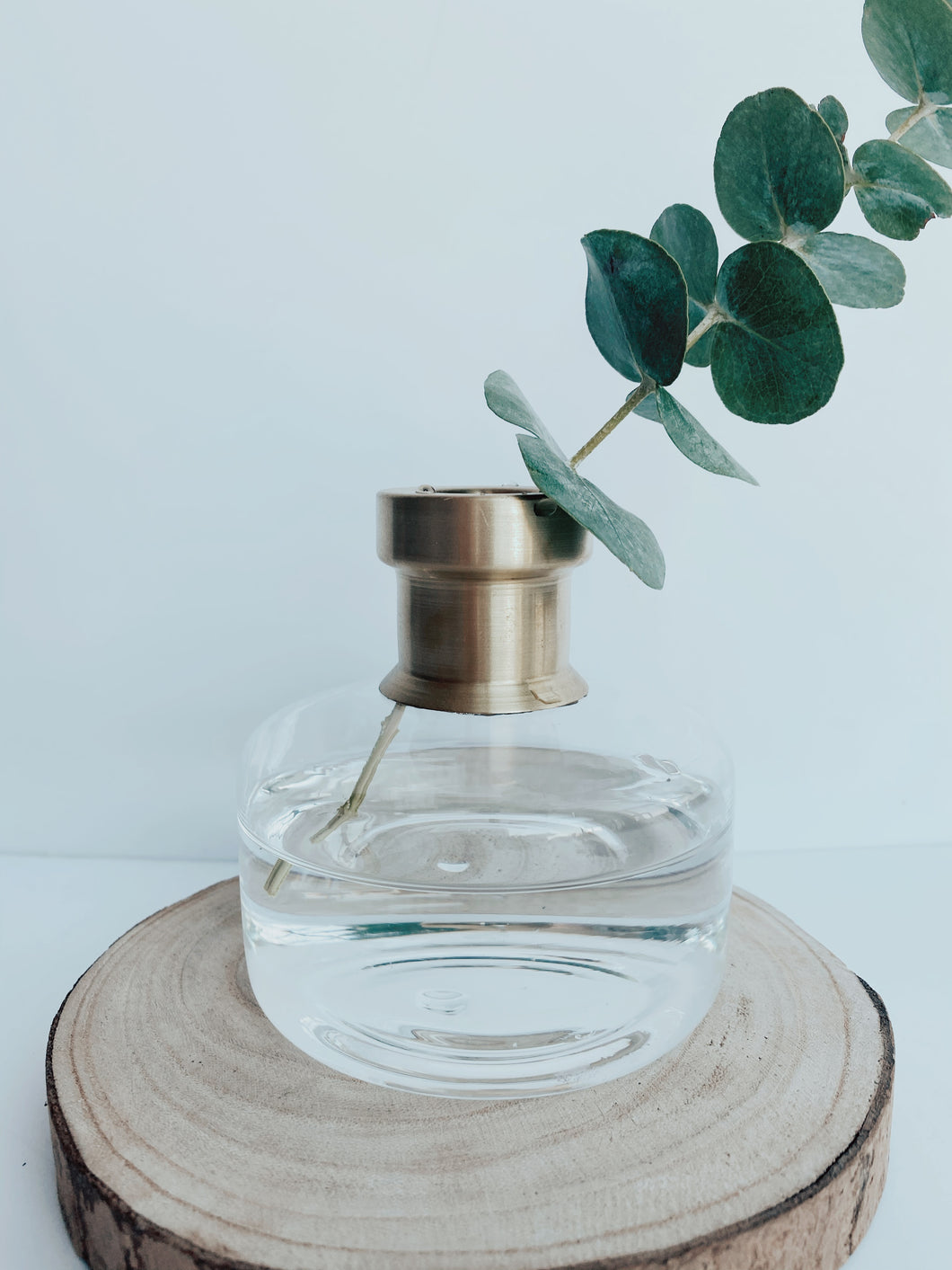 Gold Top Bud Vase