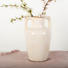 Load image into Gallery viewer, Antique-style Glazed Vase with Handles
