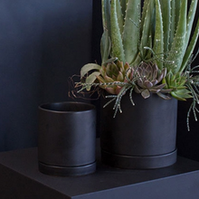 Load image into Gallery viewer, Romey Pot | Ceramic Planter with Saucer
