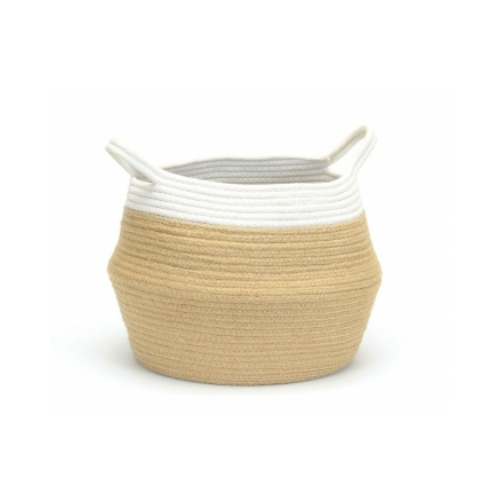 Cotton Jute Belly Basket