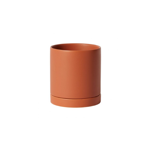 Romey Pot | Ceramic Planter with Saucer