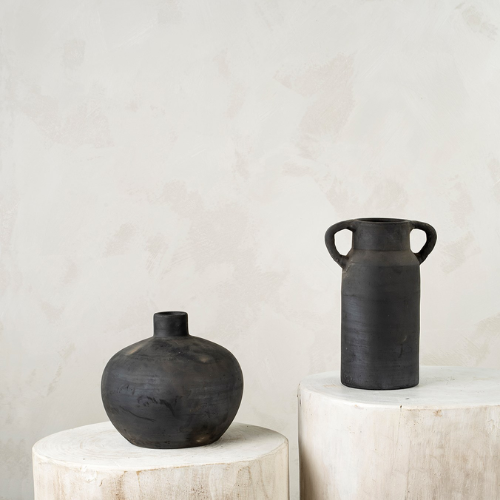 Aegina Burnt Terracotta Vase
