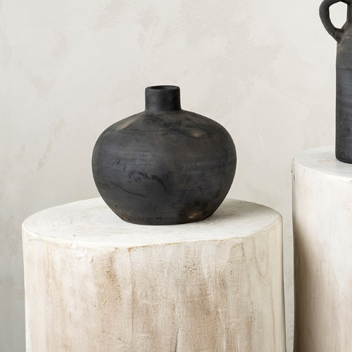 Aegina Burnt Terracotta Vase